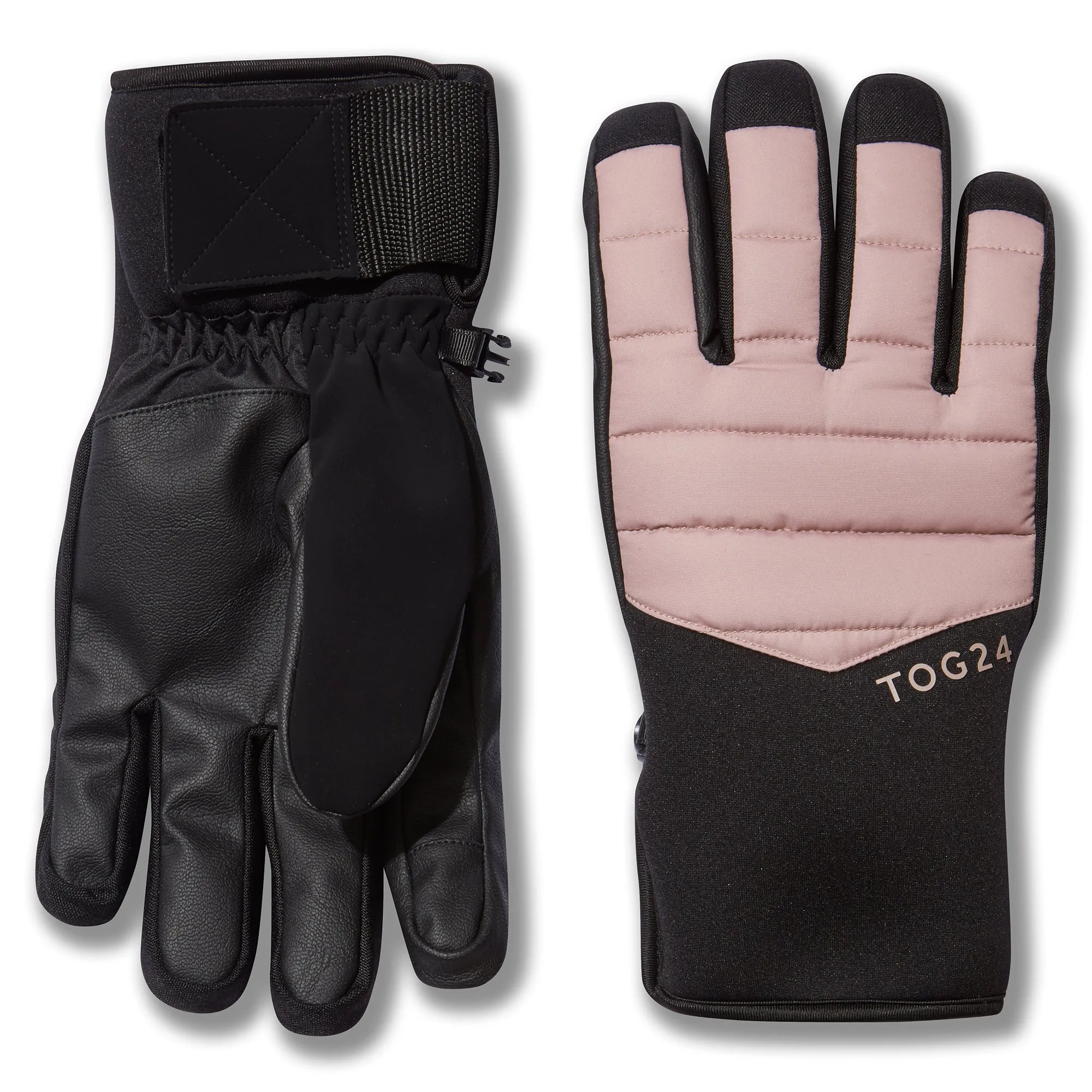 Adventure Ski Gloves - Faded Pink