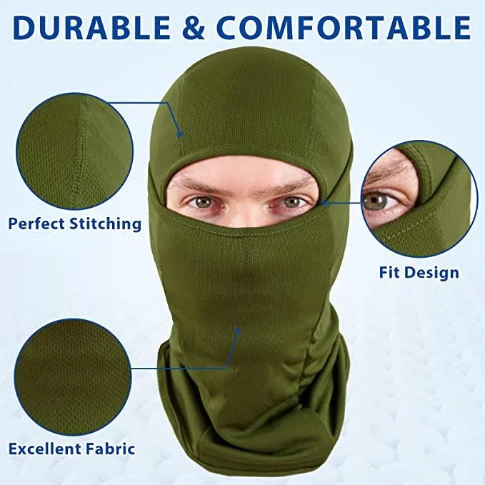 BALACLAVA FULL VISOR - OLIVE