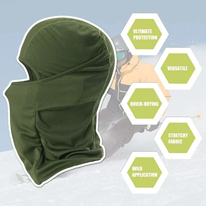 BALACLAVA FULL VISOR - OLIVE