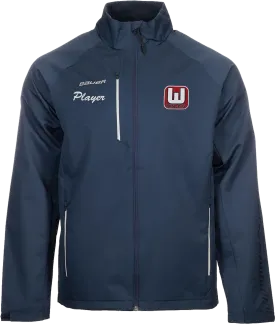 Bauer S24 Adult Lightweight Warm Up Jacket - CT Whalers Tier 1