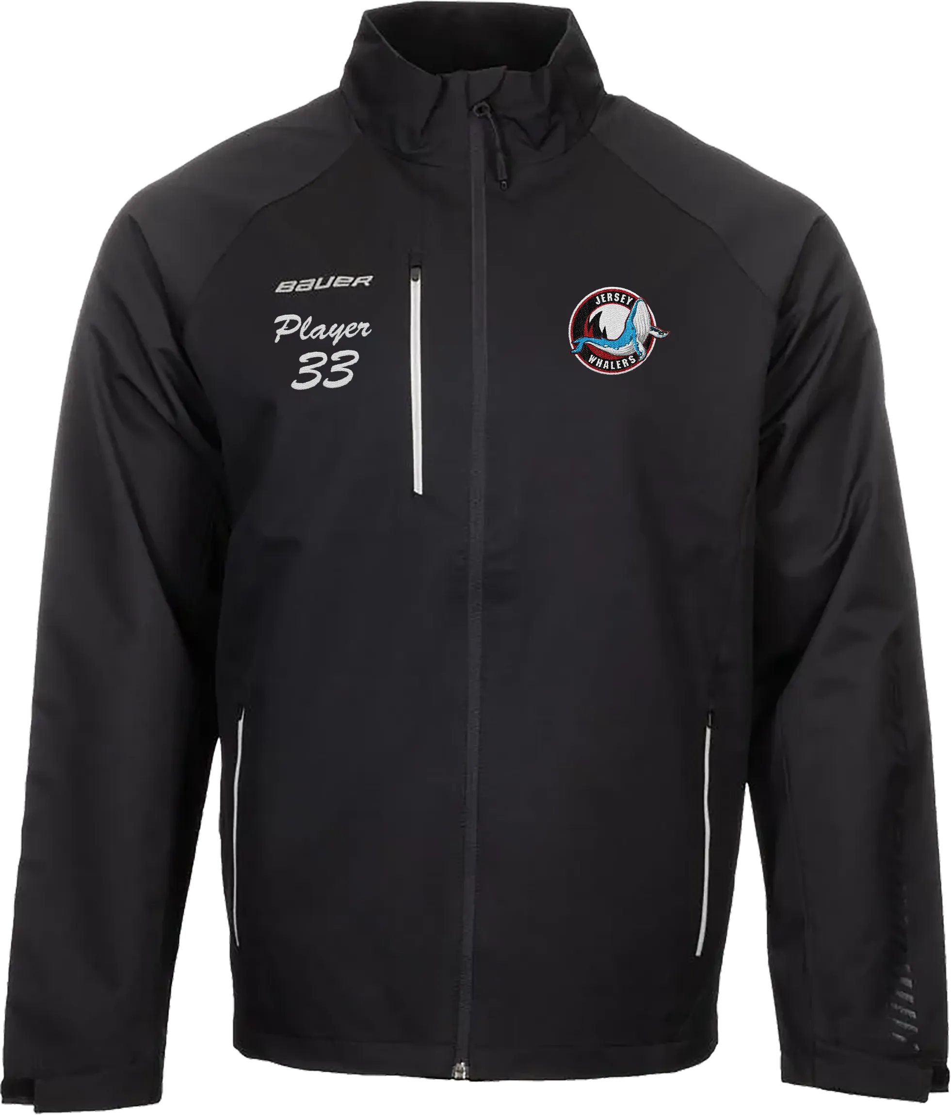 Bauer S24 Adult Lightweight Warm Up Jacket - Jersey Shore Whalers