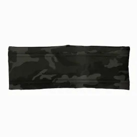 Black Camouflage Fleece Headband