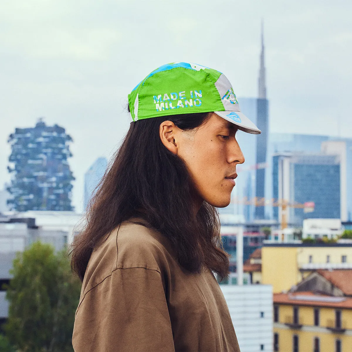 CAP EXPLORER GLOBAL CYCLING GREEN AND BLUE