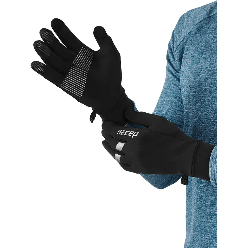 CEP | Winter Run Gloves | Unisex | Black