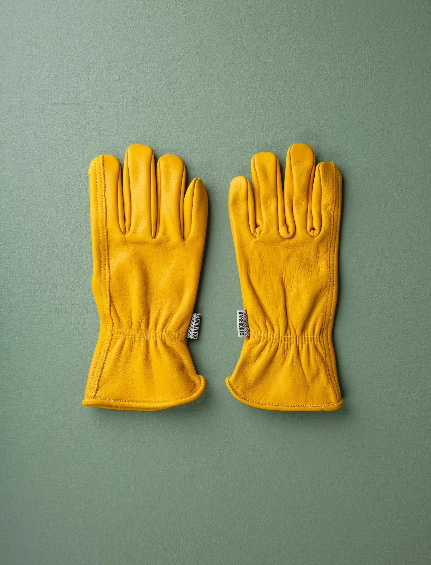 Classic Leather Work Glove // Natural Yellow