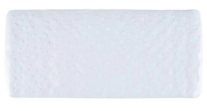 Contemporary Bath Mat - White