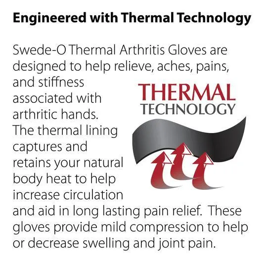 Core Swede-O Thermal Arthritic Gloves (pair)