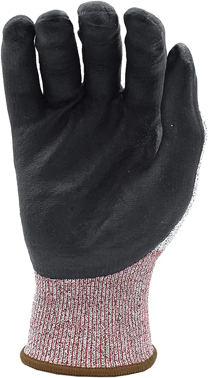 Cut-Resistant Gloves, ANSI Cut Level A4, Foam Nitrile Coat