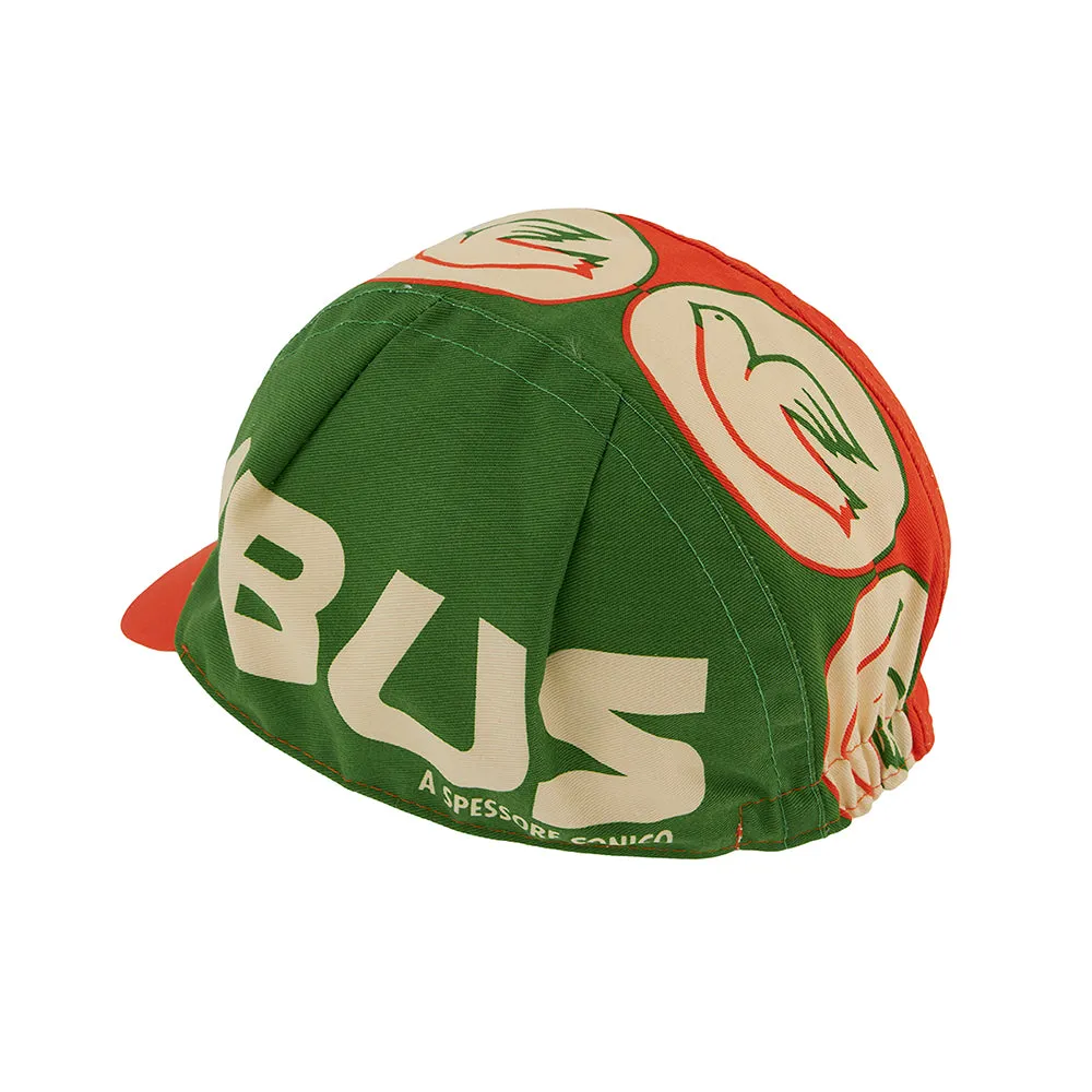 CYCLING CAP COLUMBUS GREEN BOX GREEN & RED