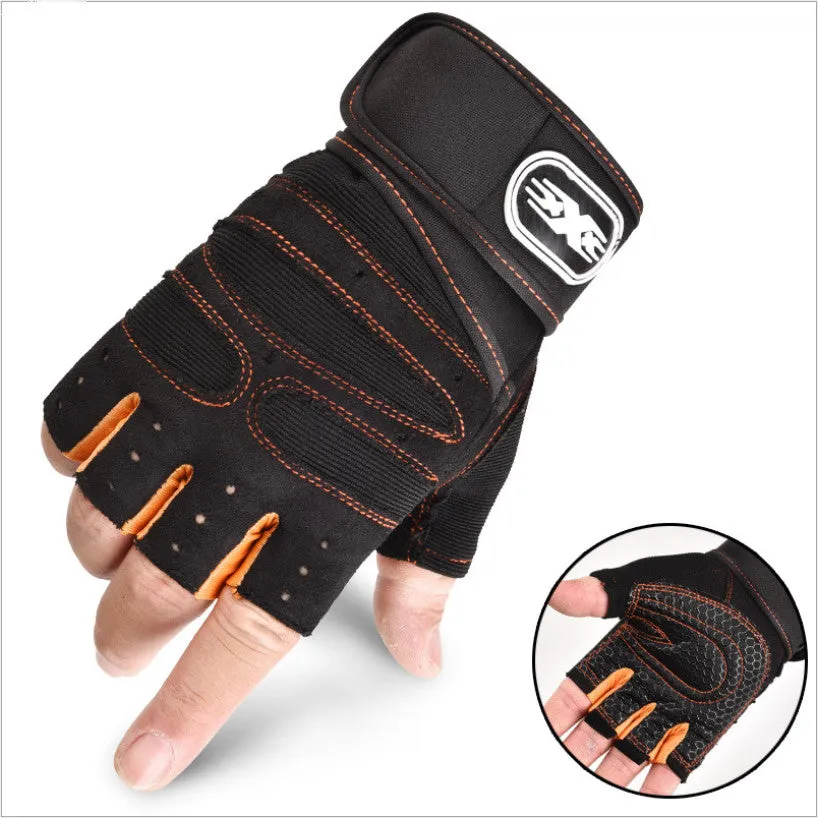 Cycling Gloves Half Finger Breathable Elastic Outdoor Bike Bicycle Riding Fitness Glove Accessories