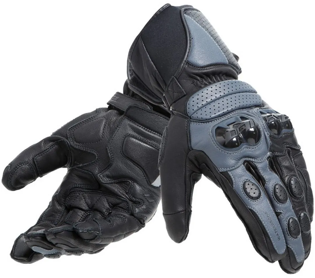 Dainese Impeto D-Dry waterproof motorcycle gloves, black/gray