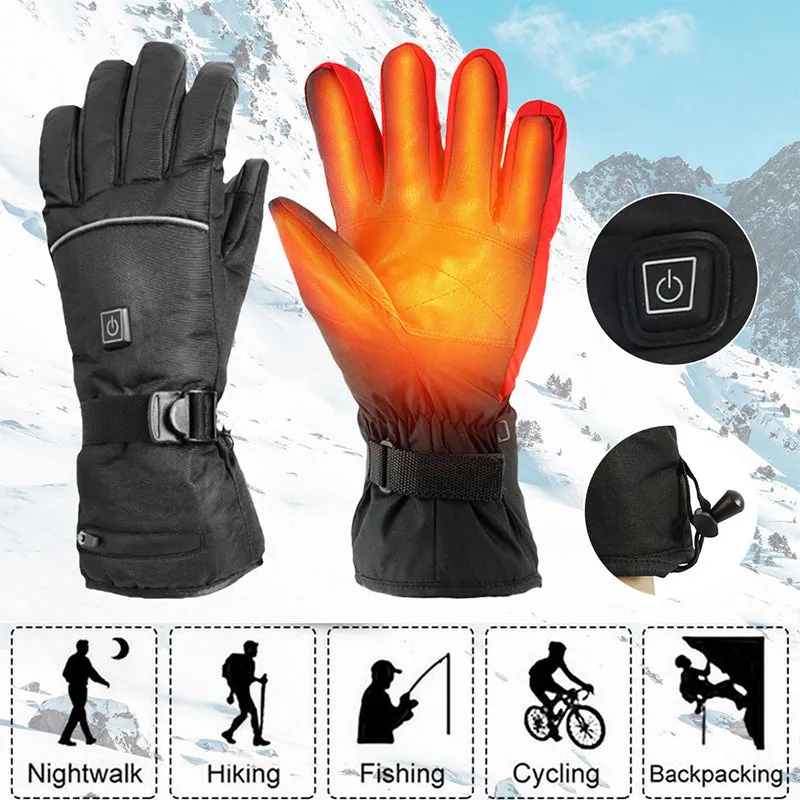 Electric Heated Gloves Thermal Hand Warmer For Outdoor Fishing Ski Gloves