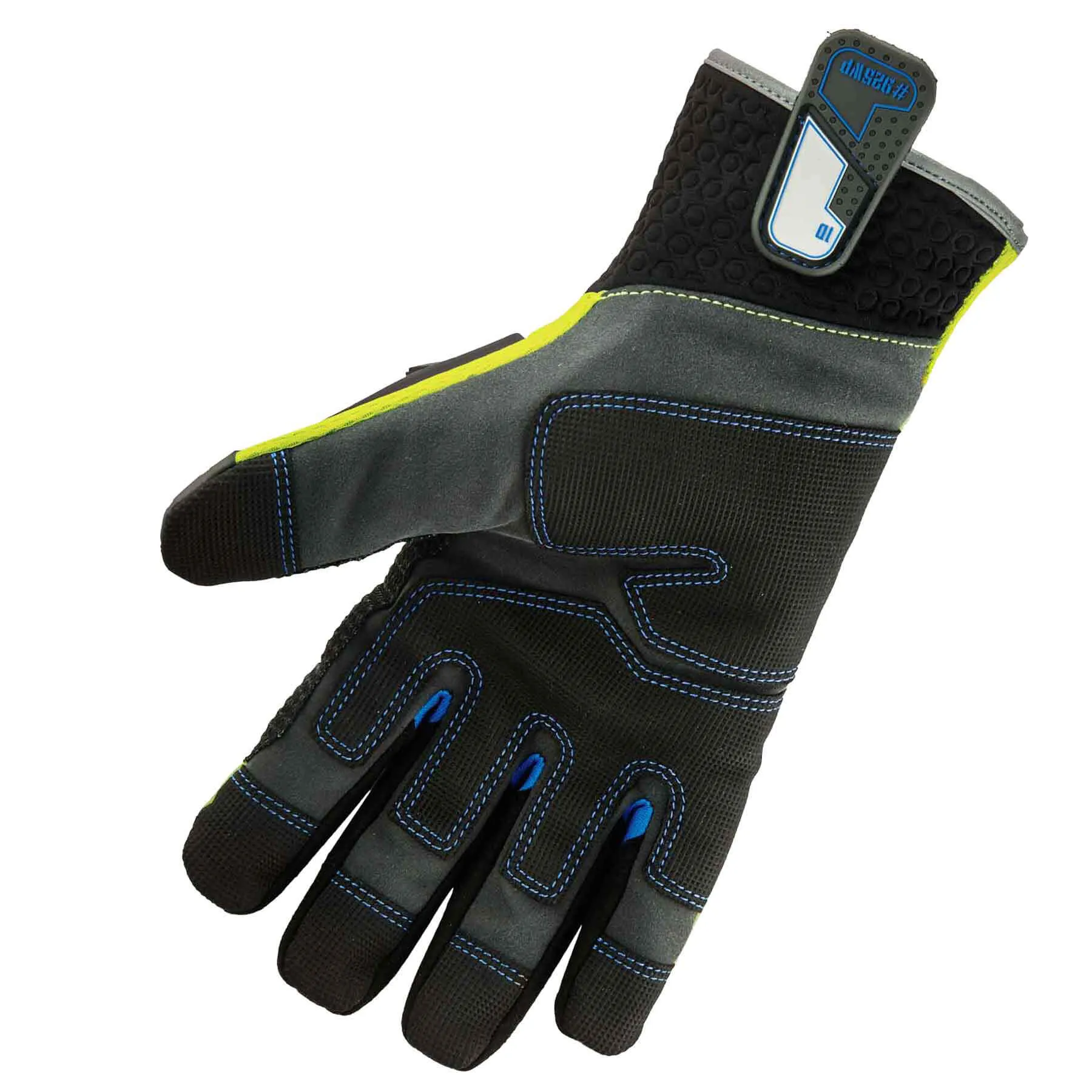 Ergodyne 18105 ProFlex 925WP Dorsal Impact-Reducing   Thermal WP Gloves, XL, HV Lime