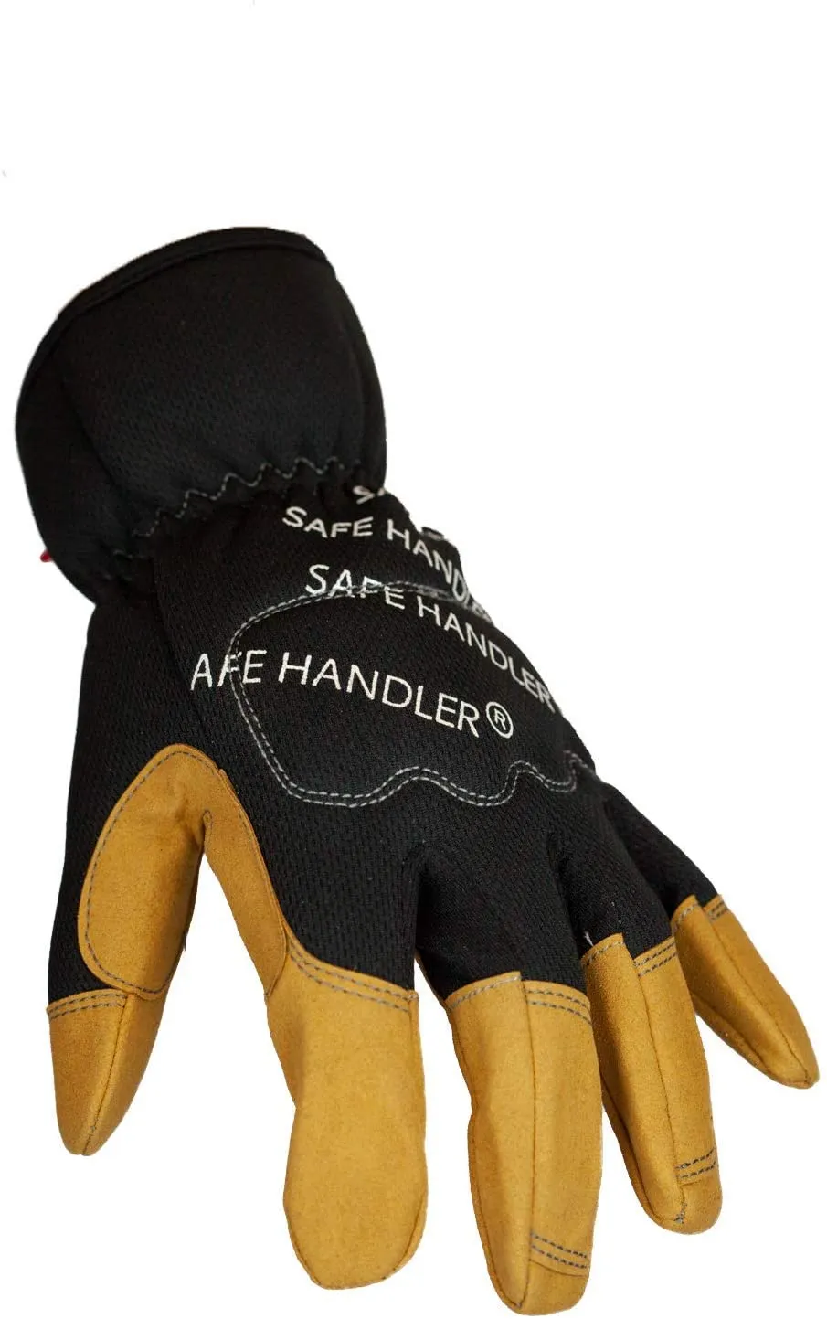 Handyman Hand Protection Work Gloves, Easy on Wide Cuffs, Thicker Knuckle Padding (3 pairs)