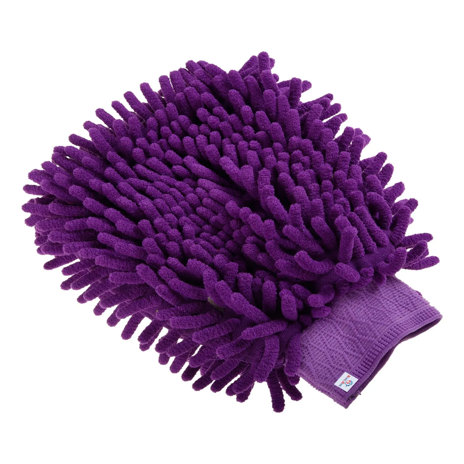 Heart Home Chenille Mitts|Microfiber Cleaning Gloves|Inside Waterproof Cloth Gloves|100 Gram Weighted Hand Duster|Hand Chenille Gloves for Car|Glass (Purple)