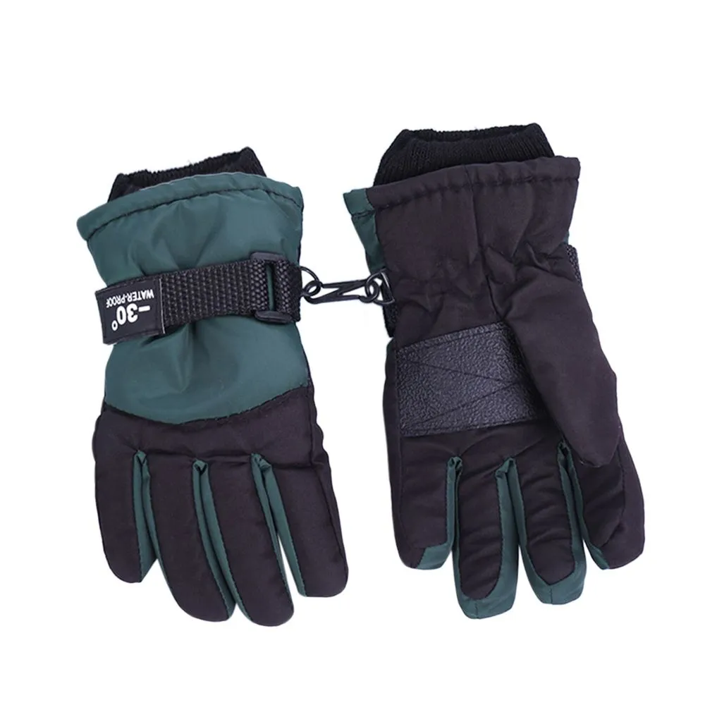 Kids' Winter Ski Gloves Thick Warm Mittens