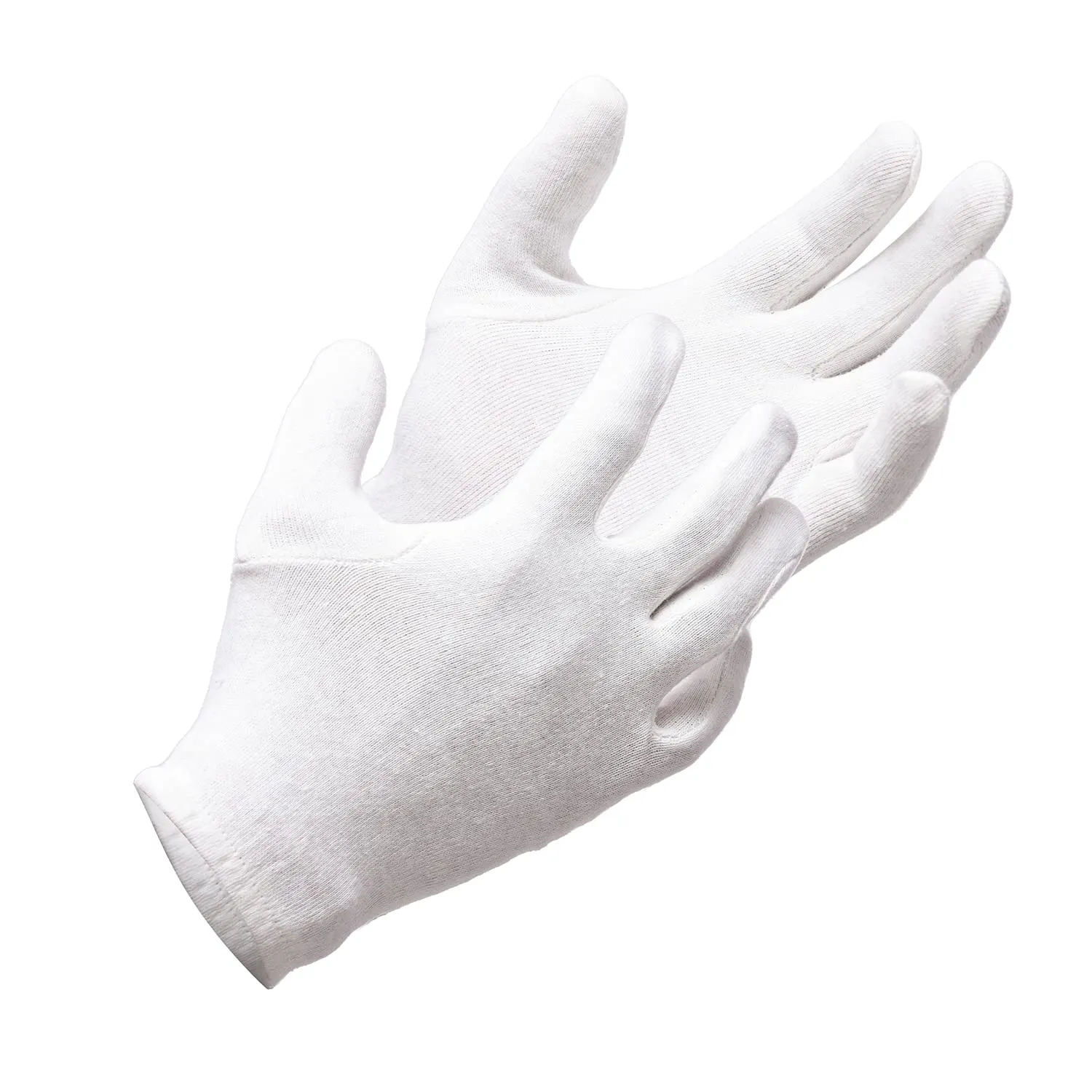 Kuber Industries Gloves | Cotton Summer Gloves | Protection From Sun Burns | Dust | Pollution | Gloves For Women | Gloves For Men | 1 Pair | White