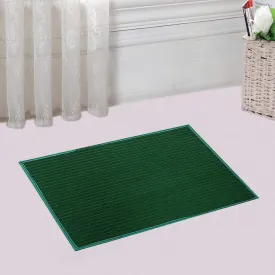 Kuber Industries Microfiber Anti Slip Bath Mat 14"x21"(Green) - CTKTC22046