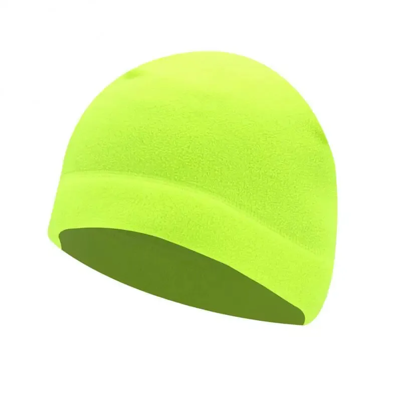 Men Polar Fleece Cap Winter Warm Outdoor Sports Running Skiing Cycling Cap Hat Windproof Soft Beanie Cap Women Ski Bike Hat Cap