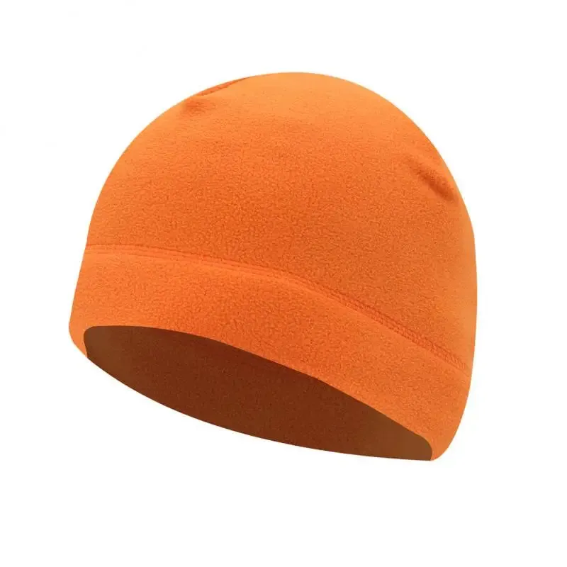 Men Polar Fleece Cap Winter Warm Outdoor Sports Running Skiing Cycling Cap Hat Windproof Soft Beanie Cap Women Ski Bike Hat Cap