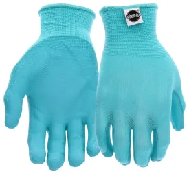 Miracle-Gro MG37164-W-ML Breathable, Lightweight Grip Gloves, Women's, M/L, Elastic Knit Cuff, Polyurethane Coating :PR: QUANTITY: 1