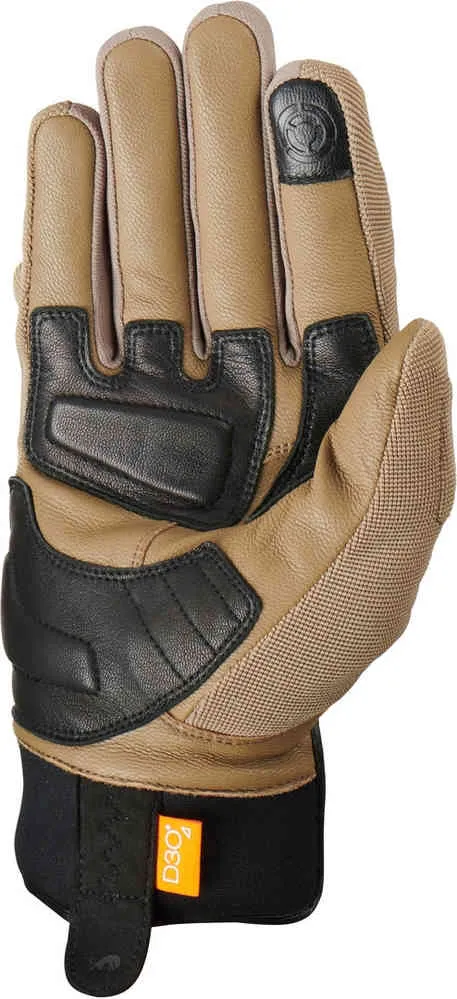 Motorcycle gloves Jet All Saison D3O Furygan, sand/black