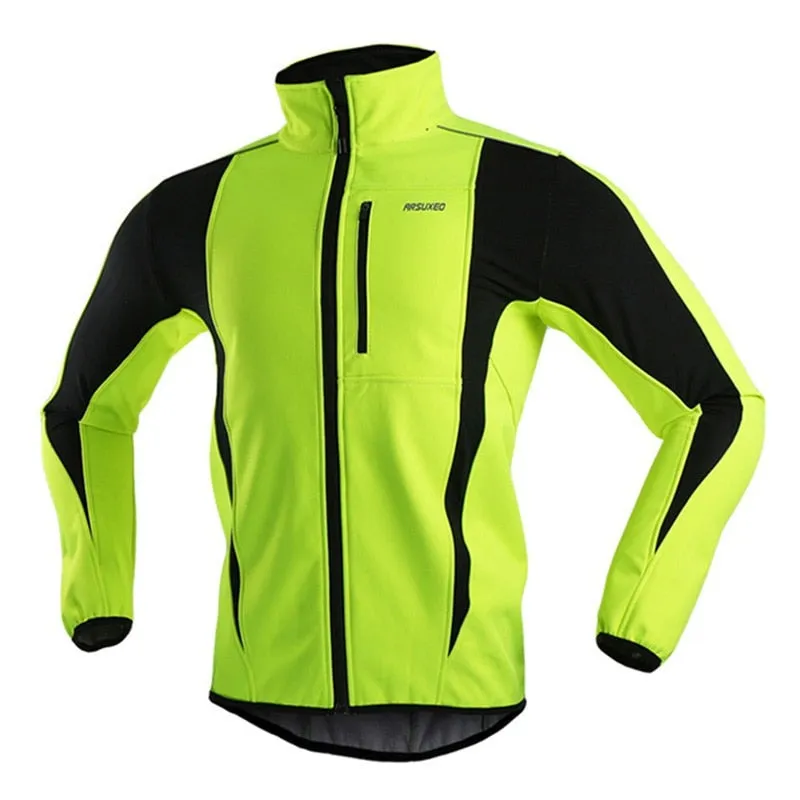 Nsqured "NightRider Pro" Thermal Men's Cycling Jacket