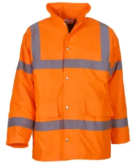 Orange - Hi-vis classic motorway jacket (HVP300)