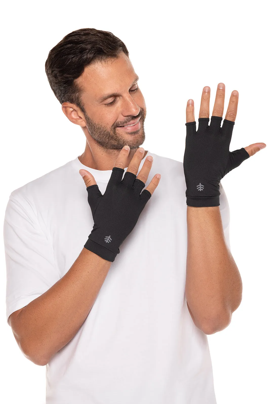 Ouray UV Fingerless Sun Gloves  |  Black