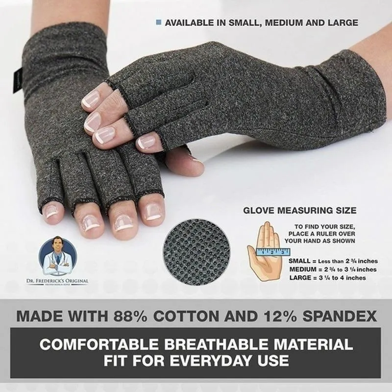 Pair Touch Screen Magnetic Arthritis Compression Gloves