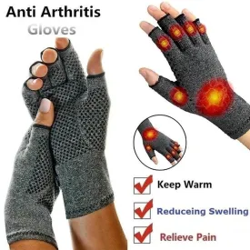 Pair Touch Screen Magnetic Arthritis Compression Gloves