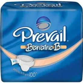 Prevail Bariatric Adult Brief, Latex Free (Up to 94")- One pkg of 10 each