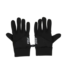 Reflective Logo Gloves Black