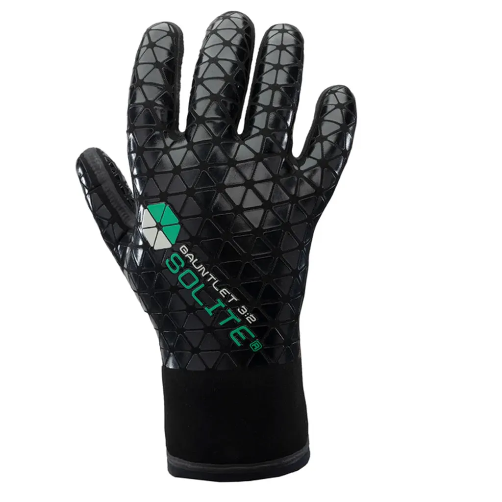 Solite Gloves 3:2mm Gauntlet 5 Finger - 2023/Black