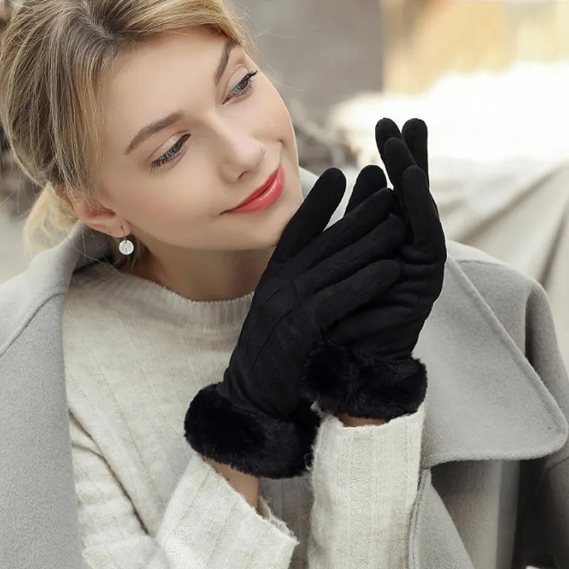 Thickened Chamois Gloves