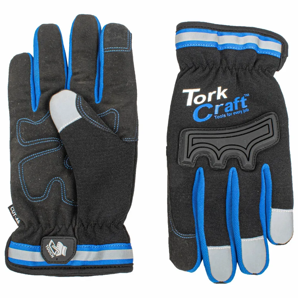 TORK CRAFT ANTI CUT GLOVES LARGE A8 MATERIAL FULL LINING GL112