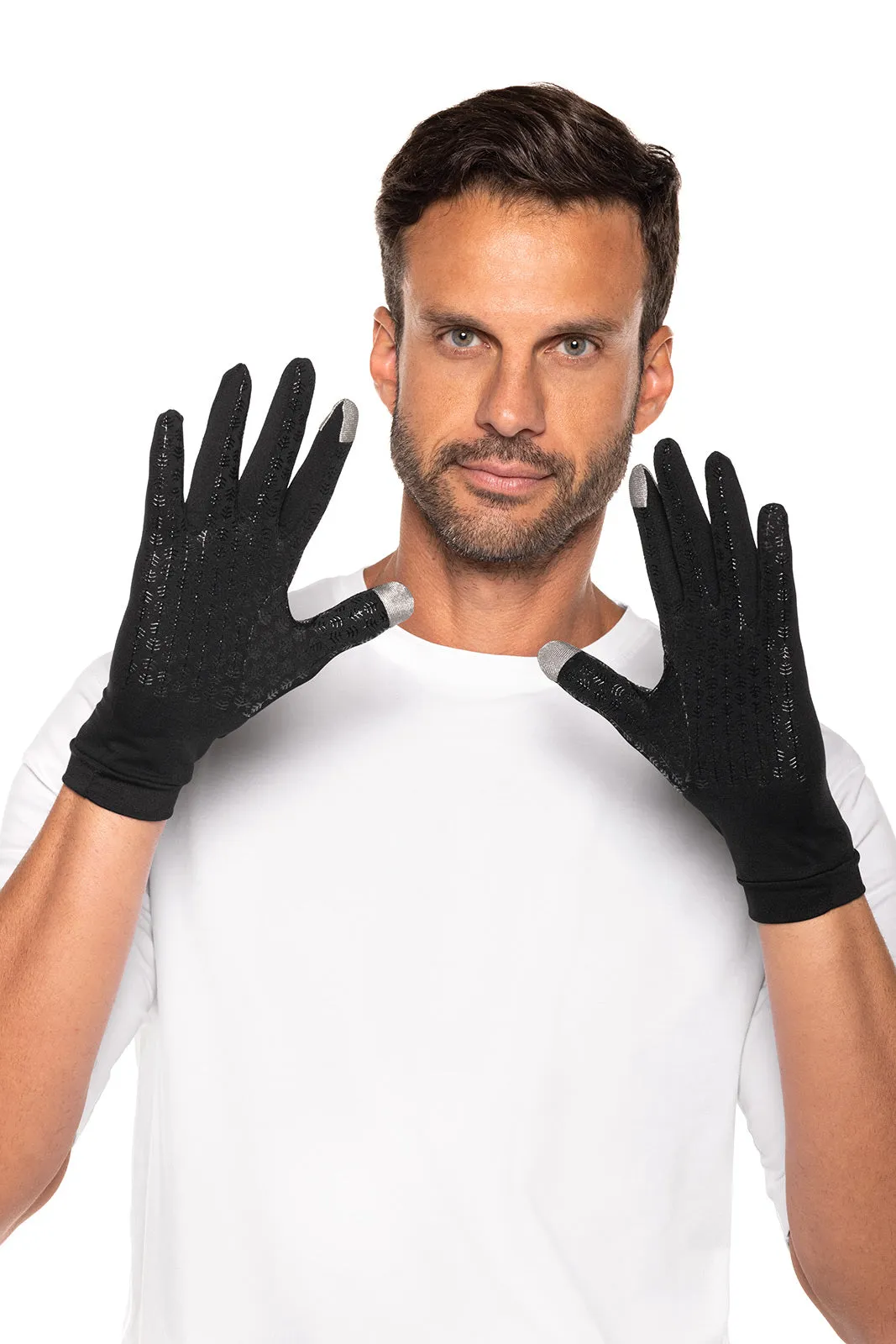 Unisex Gannett UV Gloves  |  Black