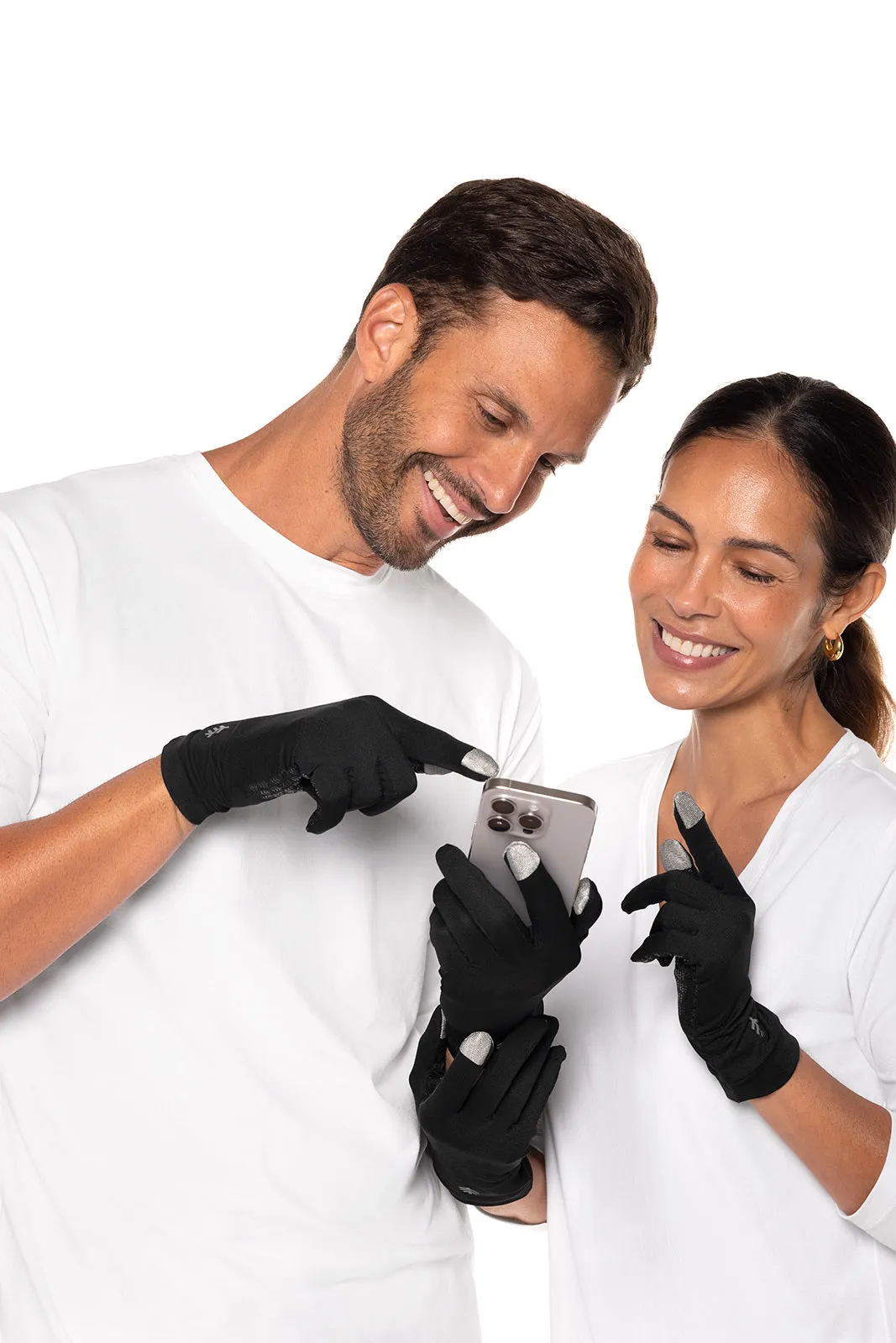 Unisex Gannett UV Gloves  |  Black