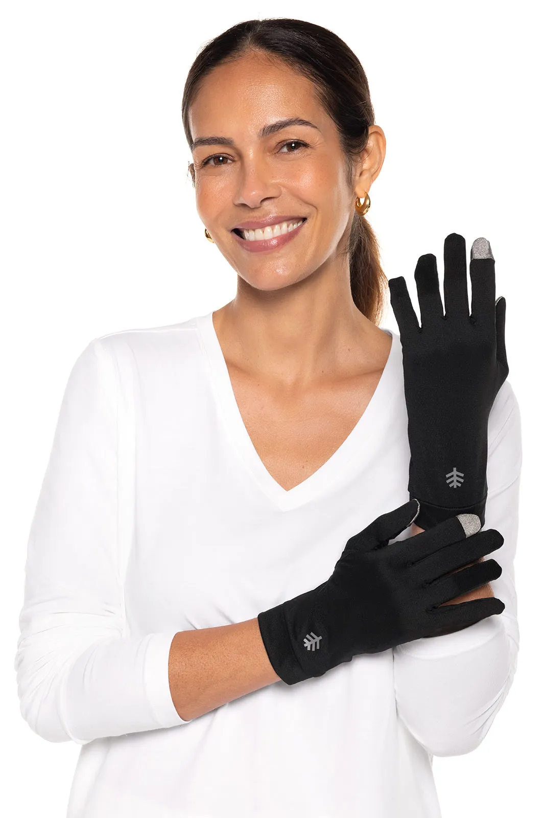 Unisex Gannett UV Gloves  |  Black