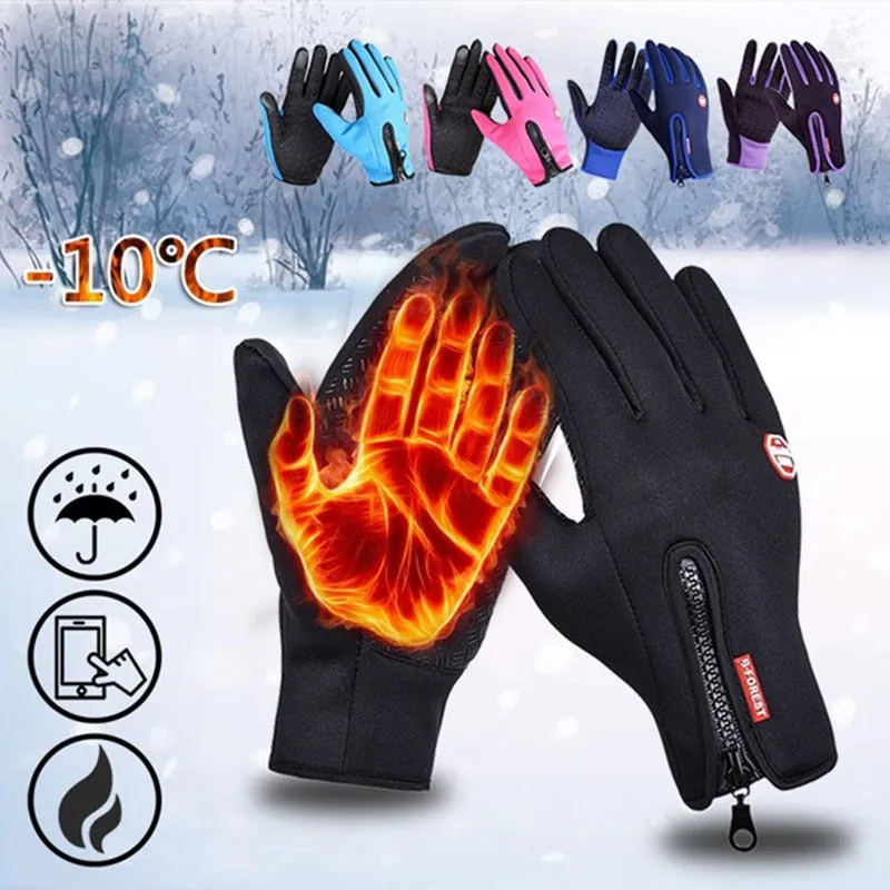 Unisex Thermal Winter Gloves Touchscreen Warm, Cycling, Driving, Motorcycle