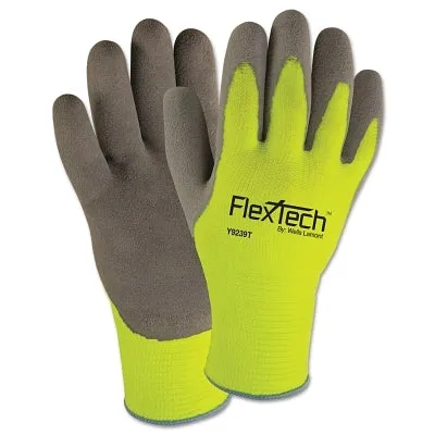 Wells Lamont Y9239TXL HI VIS THERMAL SYNTHETICKNIT GLOVE WITH NITRILE