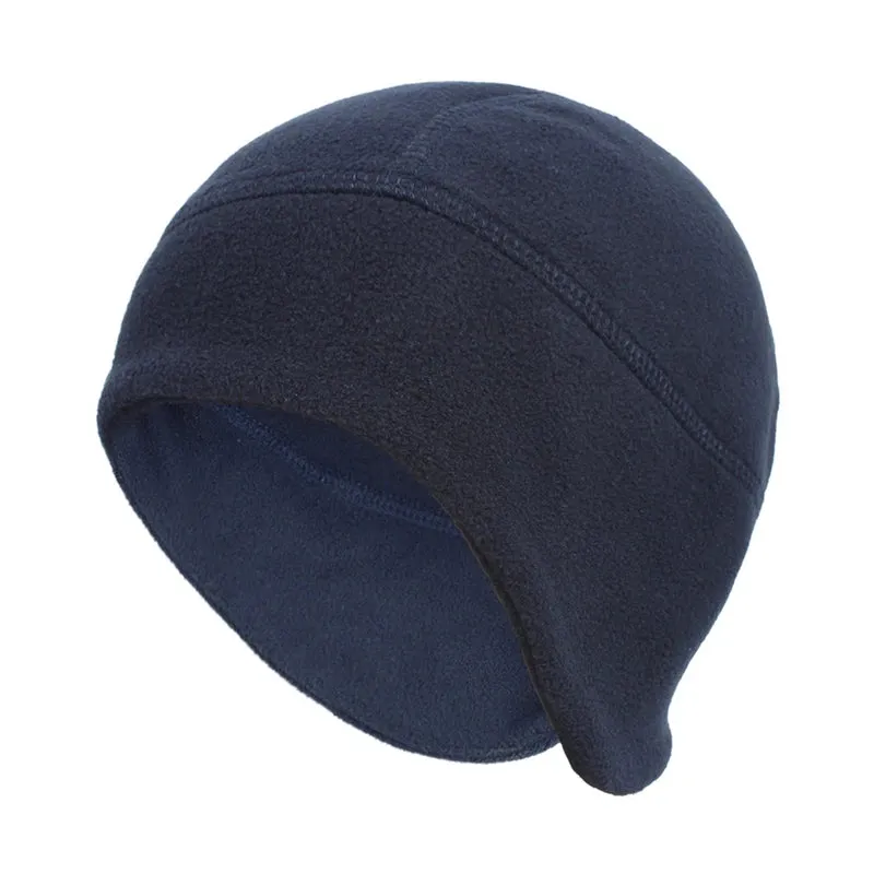 Winter Cycling Cap Windproof Keep Warm Ski Cap Running Skiing Riding Thermal Fleece Hat Bike Bicycle Cap Cycling Headwear